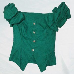 Green Princess Corset Top